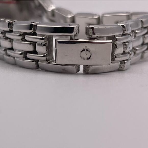 Elgin Women's EG9917ST Quartz Watch, Silver with Multi-Colored Gemstone Bezel - Picture 9 of 9